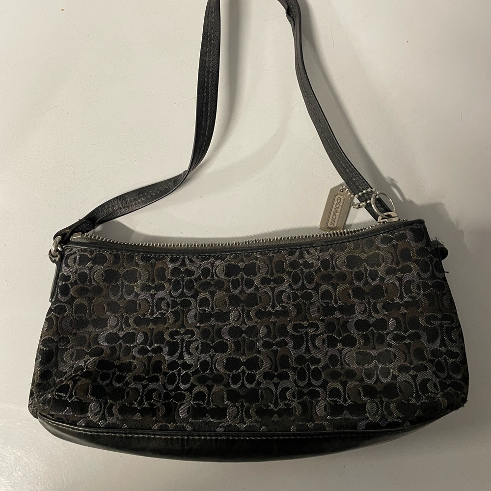 Coach Black and Gray Women's Bag